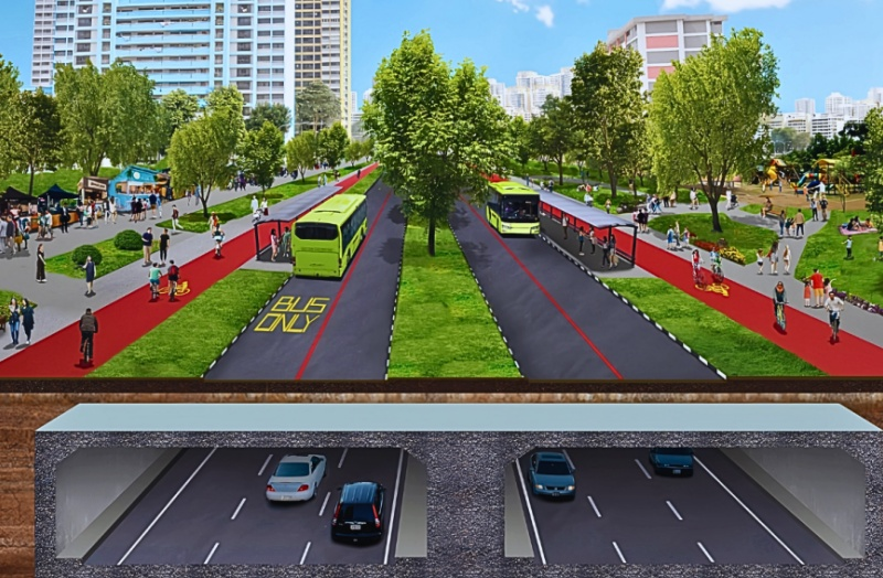 Singapore North–South Corridor (NSC) Construction
