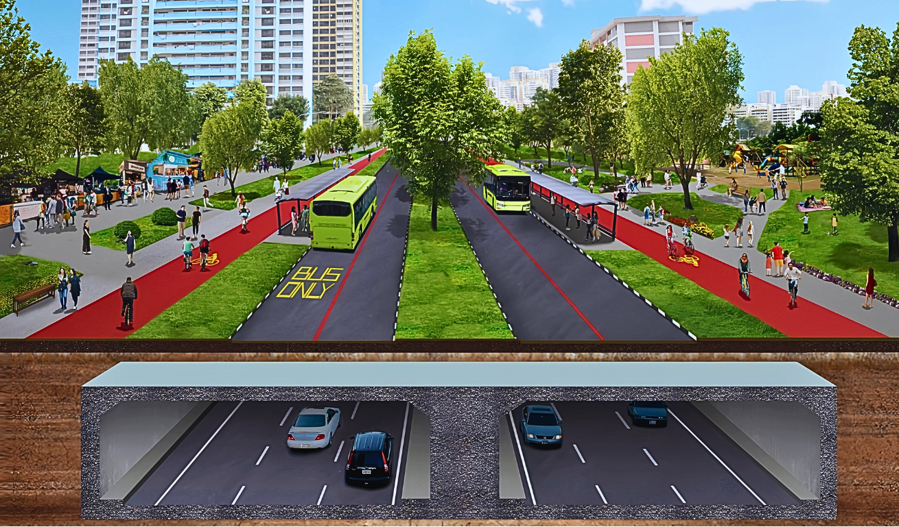 Singapore North–South Corridor (NSC) Construction