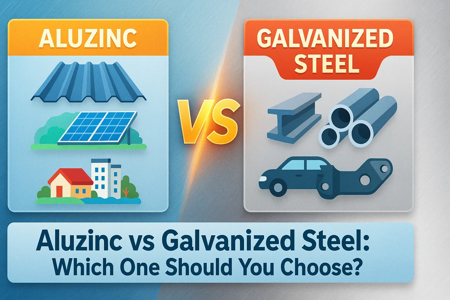 Aluzinc vs Galvanized Steel: Which One Should You Choose?